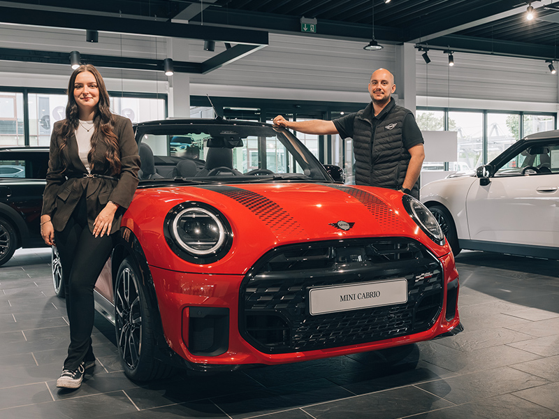 Autohaus Krauth Heidelberg, MINI Team, Leonie Sieger und Felix Augustat